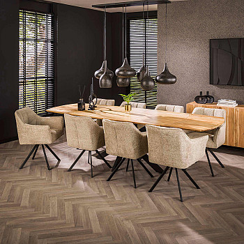 Rozkladací jedálenský stôl 29-69 175/275x90cm Masív Drevo Acacia Rozkladací jedálenský stôl 29-69 175/275x90cm Masív Drevo Acacia