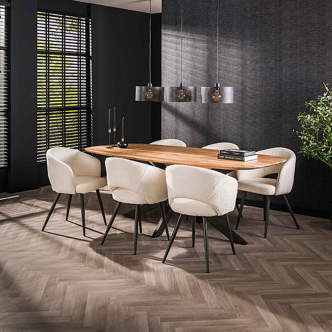 Jedálenský stôl 29-77 Arhus 215x105cm Masív Drevo Acacia Jedálenský stôl 29-77 Arhus 215x105cm Masív Drevo Acacia