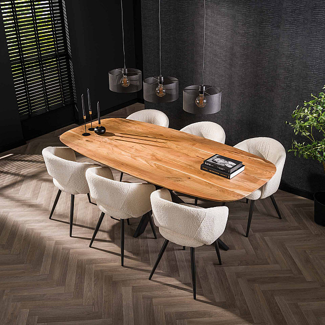 Jedálenský stôl 29-77 Arhus 215x105cm Masív Drevo Acacia Jedálenský stôl 29-77 Arhus 215x105cm Masív Drevo Acacia