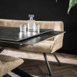 Rozkladací jedálenský stôl 45-31 180/260x90cm Ceramic Natural Black Rozkladací jedálenský stôl 45-31 180/260x90cm Ceramic Natural Black
