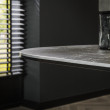 Jedálenský stôl 45-45 Ovál 180x90cm Ceramic Natural Black Jedálenský stôl 45-45 Ovál 180x90cm Ceramic Natural Black