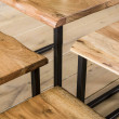 Konferenčný stôl 21-53 Edge 50x50cm 4-set Drevo Acacia Konferenčný stôl 21-53 Edge 50x50cm 4-set Drevo Acacia