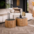Konferenčný stôl 27-86 Slate Ø68 a Ø55cm 2-set Konferenčný stôl 27-86 Slate Ø68 a Ø55cm 2-set