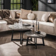 Konferenčný stôl 30-40 Grey 2-set Ø80 a Ø60cm Drevo Teak Konferenčný stôl 30-40 Grey 2-set Ø80 a Ø60cm Drevo Teak