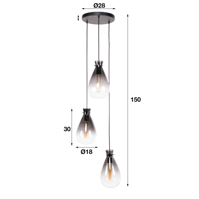 Luster 71-02 3L Nugget shade Luster 71-02 3L Nugget shade