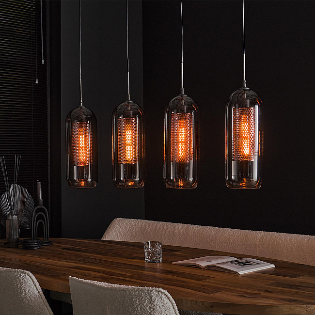 Luster 78-31 4L Smoke Glass Luster 78-31 4L Smoke Glass