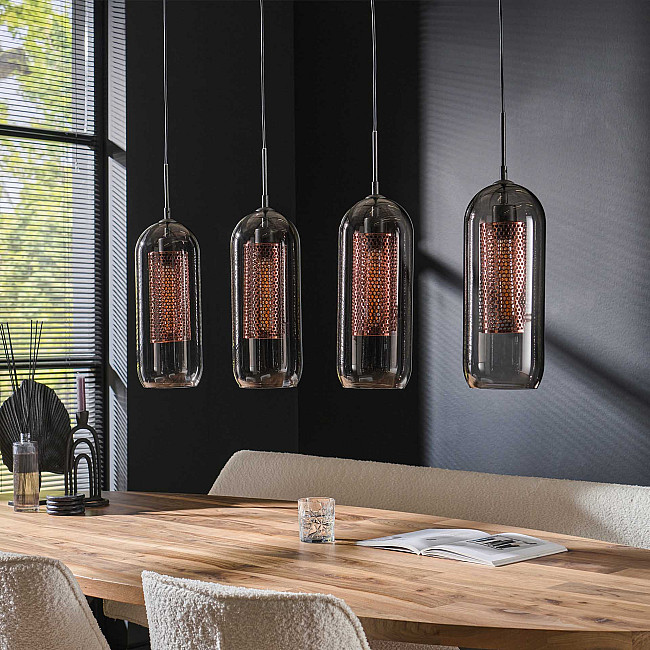 Luster 78-31 4L Smoke Glass Luster 78-31 4L Smoke Glass