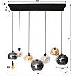 Luster 78-77 4+3 Multi Globe XL Luster 78-77 4+3 Multi Globe XL