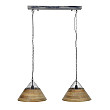 Luster 82-64 2 x Ø40cm Wooden mango shade - PRODUK JE SKLADOM - 1Ks Luster 82-64 2 x Ø40cm Wooden mango shade - PRODUK JE SKLADOM - 1Ks