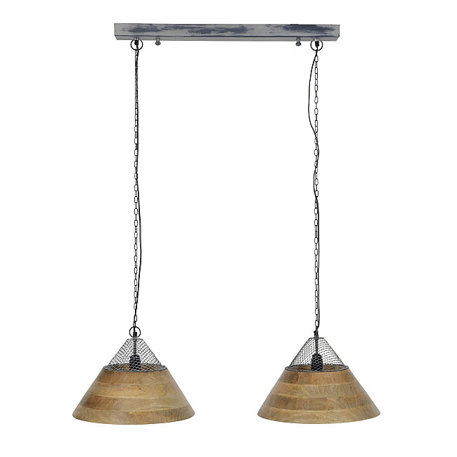 Luster 82-64 2 x Ø40cm Wooden mango shade - PRODUK JE SKLADOM - 1Ks Luster 82-64 2 x Ø40cm Wooden mango shade - PRODUK JE SKLADOM - 1Ks