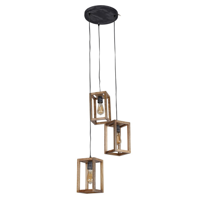 Luster 82-73 3 x Wooden mango frame Luster 82-73 3 x Wooden mango frame