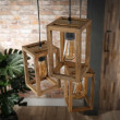 Luster 82-73 3 x Wooden mango frame Luster 82-73 3 x Wooden mango frame