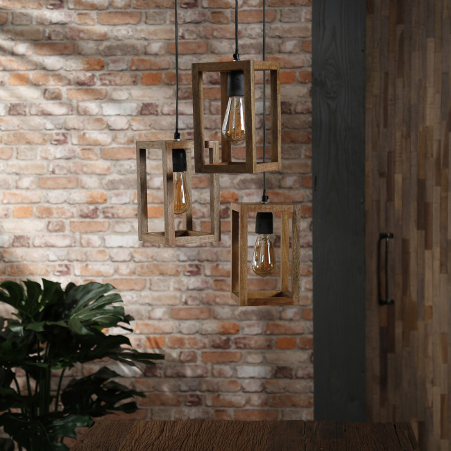 Luster 82-73 3 x Wooden mango frame Luster 82-73 3 x Wooden mango frame