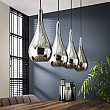 Luster 83-08 4 x Ø20cm Chromed glass Luster 83-08 4 x Ø20cm Chromed glass