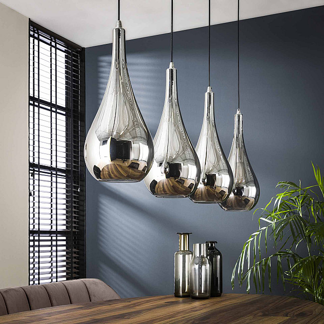 Luster 83-08 4 x Ø20cm Chromed glass Luster 83-08 4 x Ø20cm Chromed glass