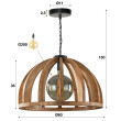 Luster 83-66 Wooden curved mango frame - PRODUKT JE SKLADOM U NÁS - 1Ks Luster 83-66 Wooden curved mango frame - PRODUKT JE SKLADOM U NÁS - 1Ks
