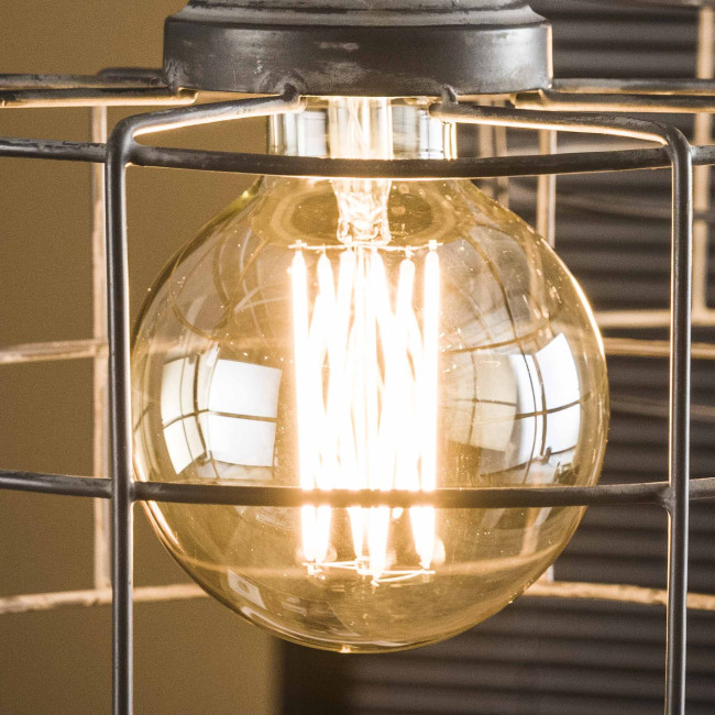 Filament LED žiarovka 84-66 Ø9,5cm Amber glass Filament LED žiarovka 84-66 Ø9,5cm Amber glass