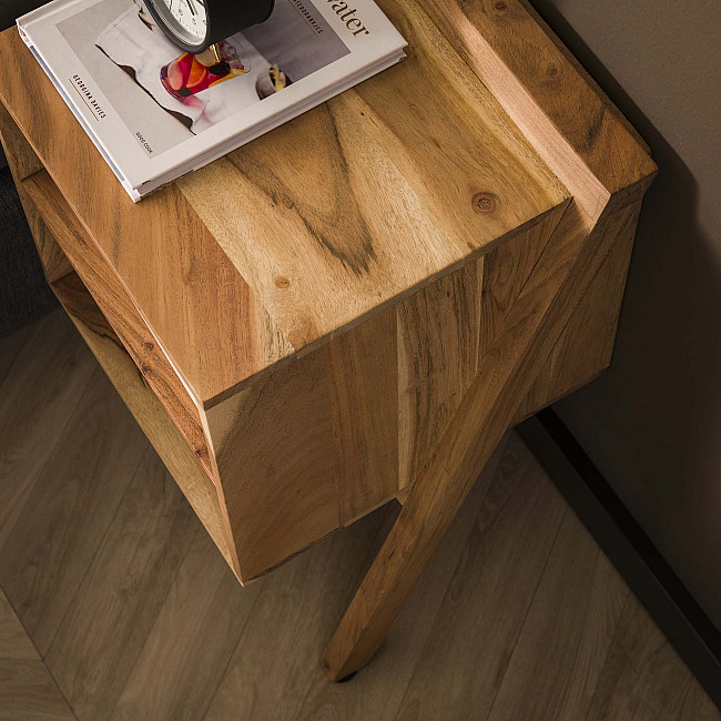 Nočný stolík 20-87 Angle Drevo Acacia Nočný stolík 20-87 Angle Drevo Acacia