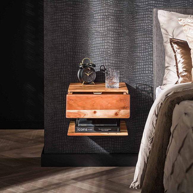 Nočný stolík 22-97 Shelve Drevo Acacia