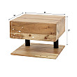 Nočný stolík 22-97 Shelve Drevo Acacia