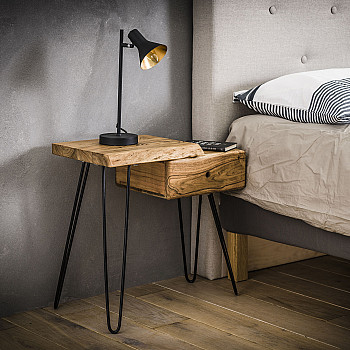 Nočný stolík 25-14 Edge-L Drevo Acacia