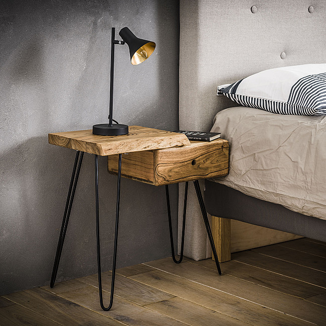 Nočný stolík 25-14 Edge-L Drevo Acacia