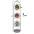 Stojaca lampa 74-55 3L Stellar