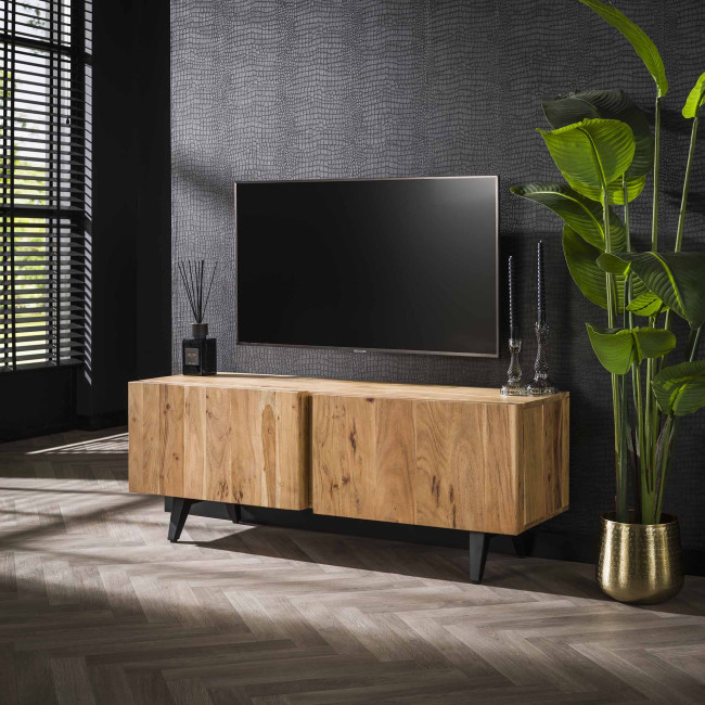 TV-skrinka 28-50 Block 135cm Drevo Acacia TV-skrinka 28-50 Block 135cm Drevo Acacia