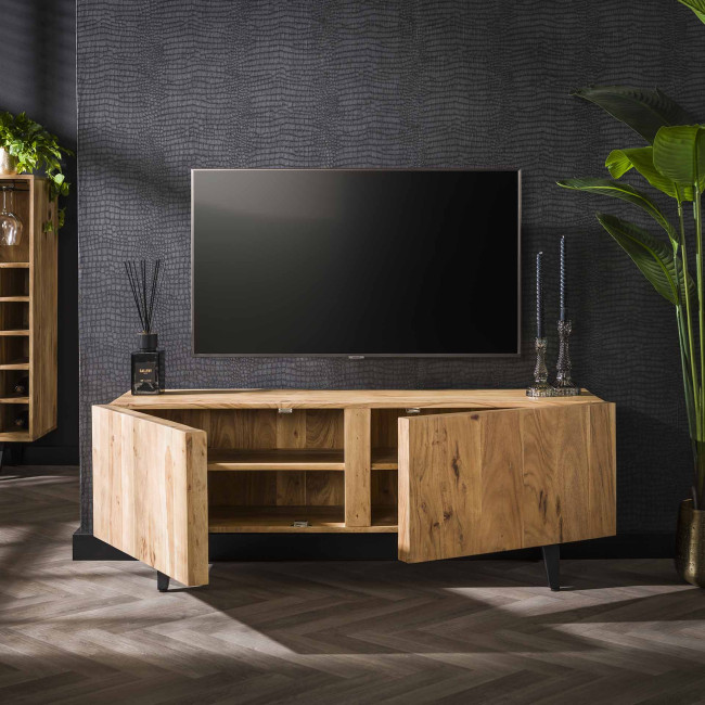 TV-skrinka 28-50 Block 135cm Drevo Acacia TV-skrinka 28-50 Block 135cm Drevo Acacia
