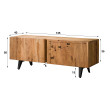 TV-skrinka 28-50 Block 135cm Drevo Acacia TV-skrinka 28-50 Block 135cm Drevo Acacia