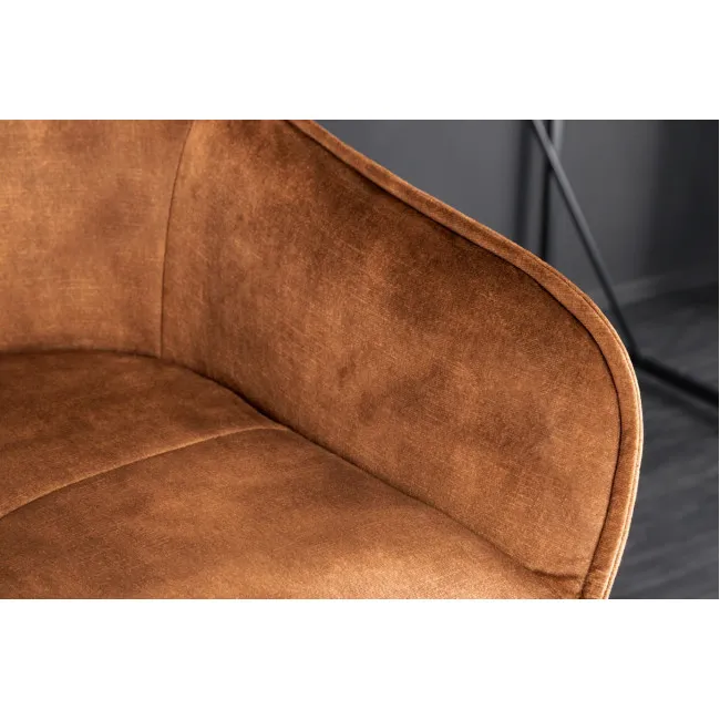 Barová stolička Euphoria 43689 Zamat - Hnedá