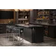 Barová stolička Elegance 47504 Zamat - Šedá