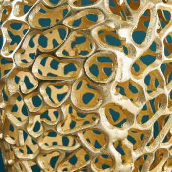 Dekorácia Váza Abstract 43221 Zlatá 65cm
