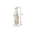 Dekorácia Grayhound 8891 Strieborná