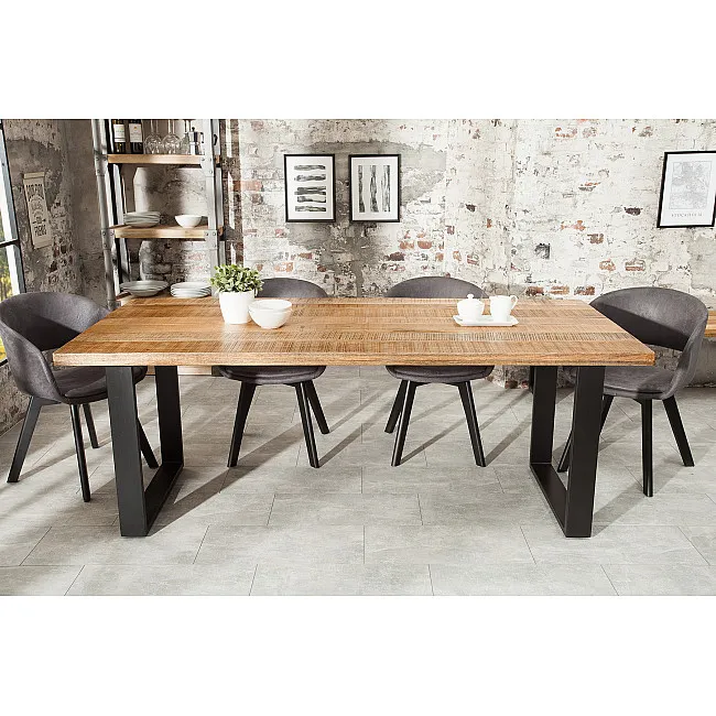 Jedálenský stôl 38660 200x90cm Masív drevo Mango prírodné - PRODUKT JE SKLADOM U NÁS - 2Ks