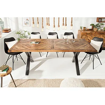 Jedálenský stôl 39286 160x90cm Masív drevo Mango prírodné Jedálenský stôl 39286 160x90cm Masív drevo Mango prírodné