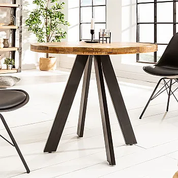 Jedálenský stôl 39400 Ø80cm Drevo Mango natur Jedálenský stôl 39400 Ø80cm Drevo Mango natur