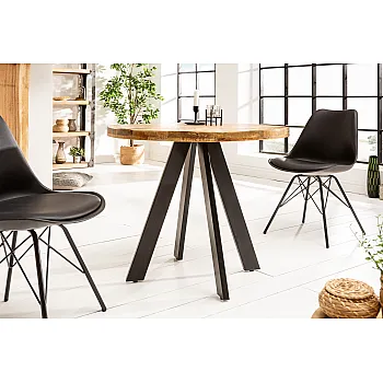 Jedálenský stôl 39400 Ø80cm Drevo Mango natur Jedálenský stôl 39400 Ø80cm Drevo Mango natur
