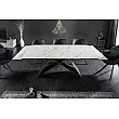 Rozkladací jedálenský stôl 39562 180/260 x 100cm White Look Ceramik