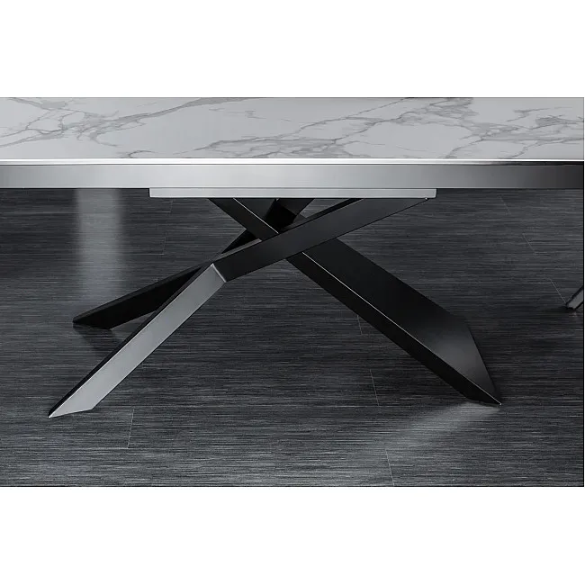 Rozkladací jedálenský stôl 40122 180/220/260 x 90cm White Ceramik
