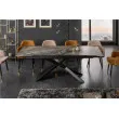 Rozkladací jedálenský stôl 40644 180/220/260 x 90cm Marble Look Ceramik