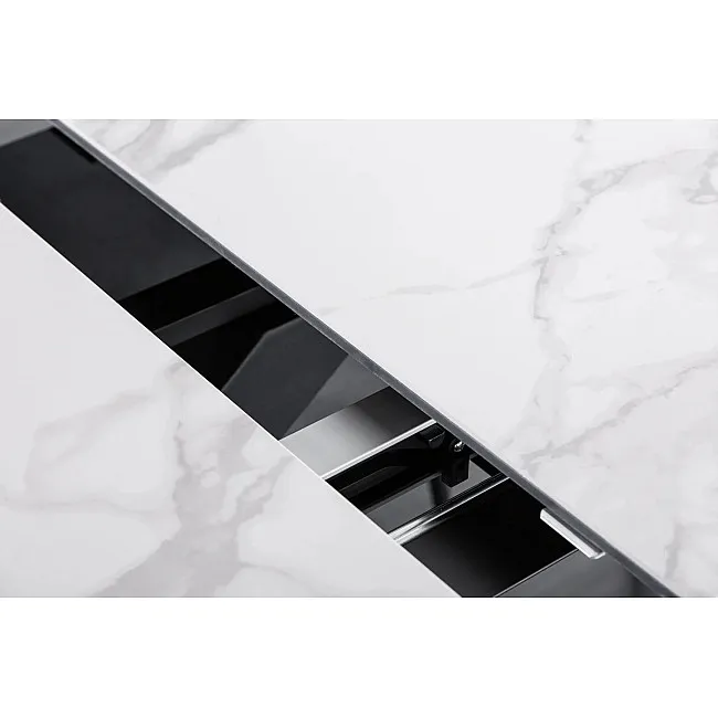 Rozkladací jedálenský stôl Eternity 41218 180/225x90cm Ceramik white marble