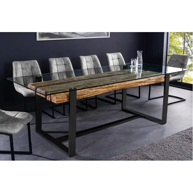 Jedálenský stôl Barracuda 43342 220x100cm Masív drevo Teak