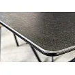 Rozkladací jedálenský stôl Alpine 43845 160/200x90cm Ceramik antracite