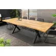 Rozkladací jedálenský stôl 45079 180/220x90cm Divoký dub fólia