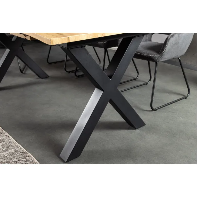 Rozkladací jedálenský stôl 45079 180/220x90cm Divoký dub fólia