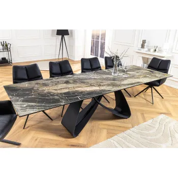 Rozkladací jedálenský stôl Infinity 45181 180/220/260 x 90cm Look taupe Ceramik 