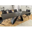 Rozkladací jedálenský stôl Infinity 45182 180/220/260 x 90cm Rust black Ceramik