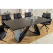 Rozkladací jedálenský stôl Infinity 45182 180/220/260 x 90cm Rust black Ceramik