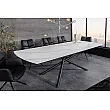 Rozkladací jedálenský stôl Mikado 46495 180/230x90cm Ceramik white marble